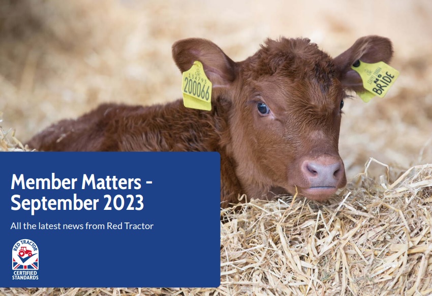 Member Matters monthly bulletin Red Tractor Assurance